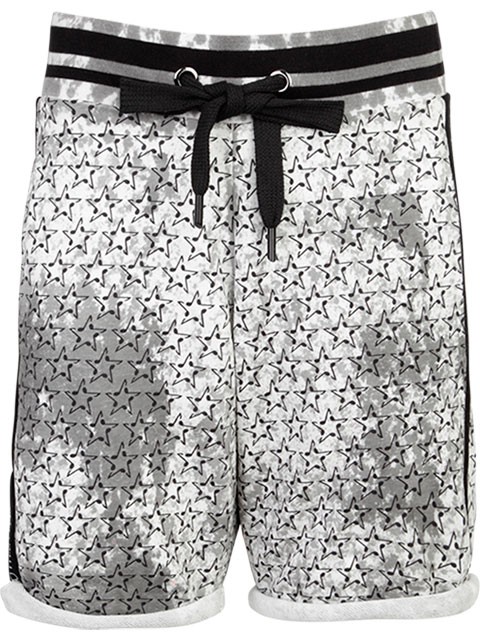 Shorts Musicstar Painted Stripe black