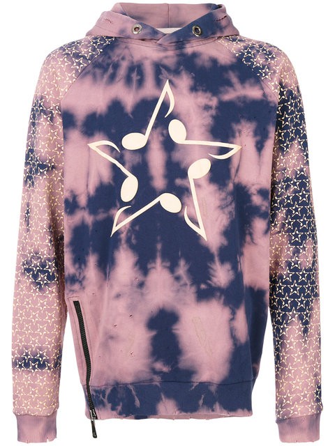 Classic Fit Hoody "Musicstar rubber Print"