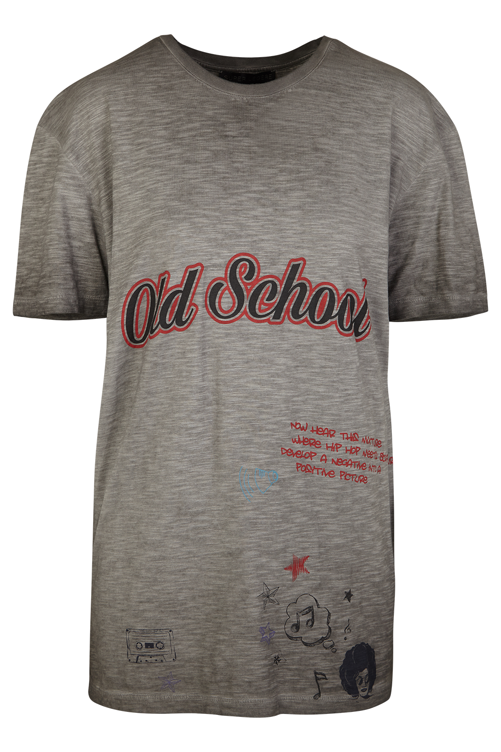 Classic Fit T-Shirt - Oldschool Print Mud