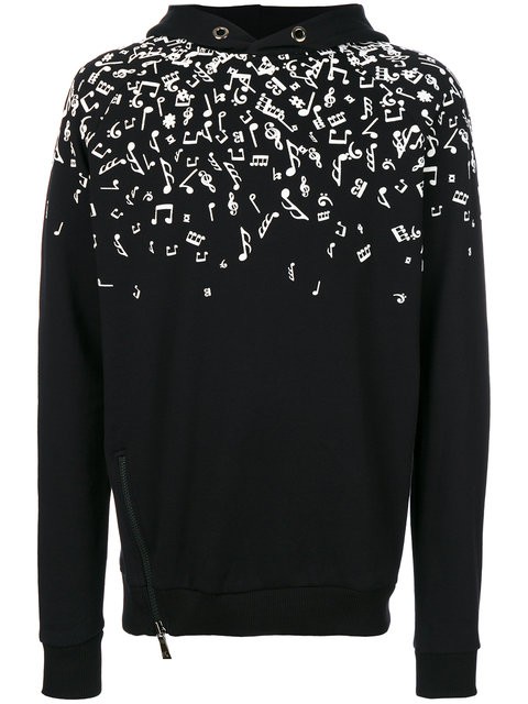 Classic Fit Hoody - Music Notes