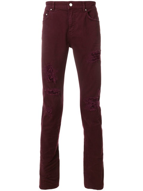 Classic Super Skinny Jeans - destressed optik
